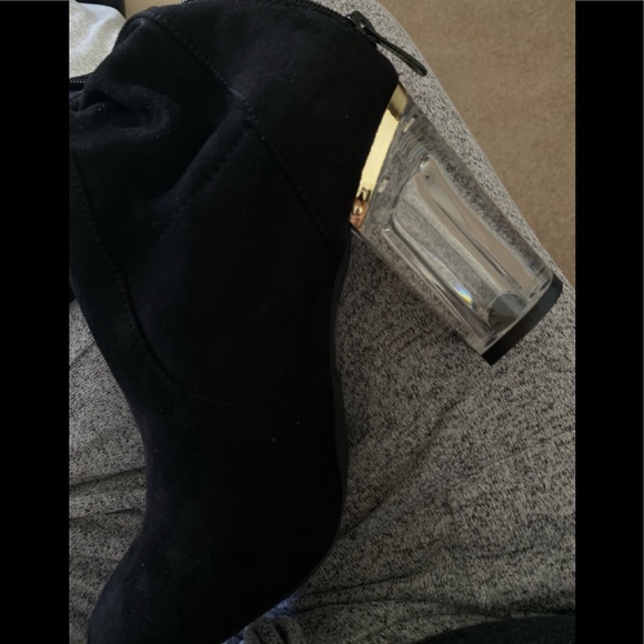 Public Desire Clear Heel Boots - Picture 6 of 8